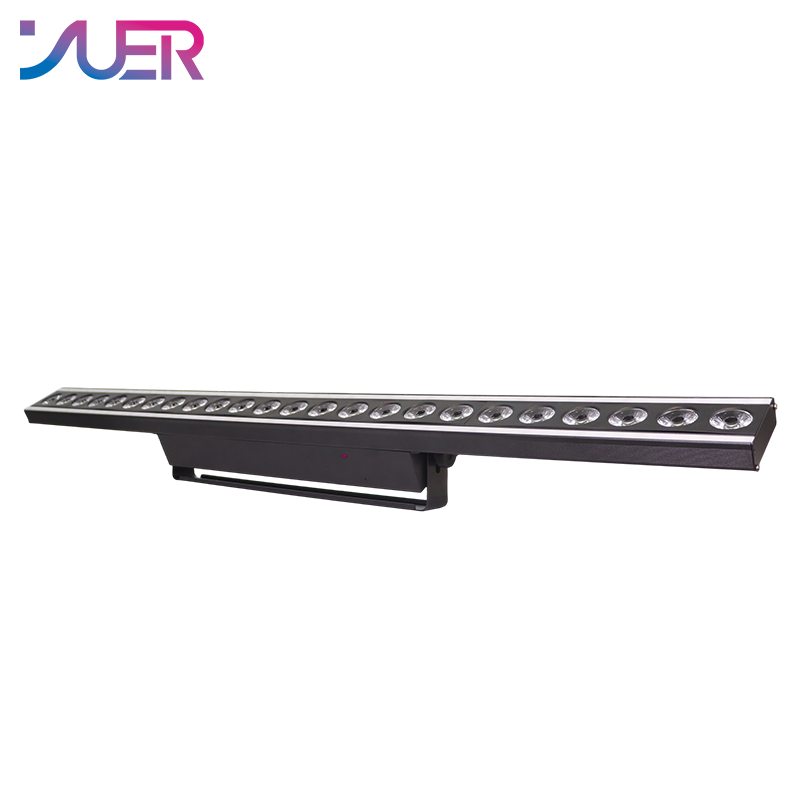 YUER LED 24X4W RGBW 4IN1 Wall Washer Lights With 120X0.2W Warm White+Horse Racing Effects RDM DMX512 For DJ Club Disco Party Dance Floor