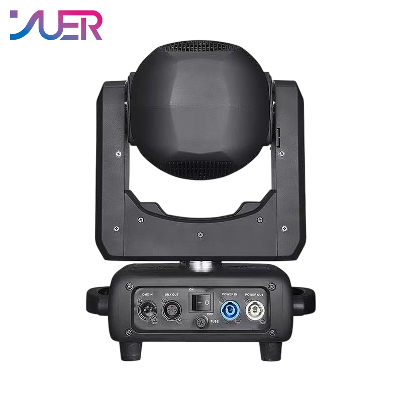 YUER 350W Bulb Beam Spot Moving Head Light With Aperture Focus+ 3 Prism+ Atomization+Rainbow Effect DMX512 For Dj Dmx Stage Light Effect Light Disco Dj Bar