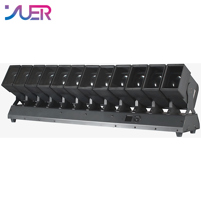 YUER NEW LED 12X60W RGBW 4in1 Moving Head Light BEAM+WASH+Single Swing DMX512 For DJ Disco Party Stage Effect Lighting Night Club Bar Light