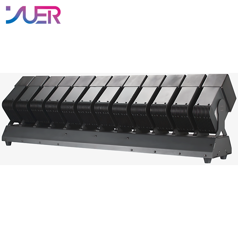 YUER NEW LED 12X60W RGBW 4in1 Moving Head Light BEAM+WASH+Single Swing DMX512 For DJ Disco Party Stage Effect Lighting Night Club Bar Light