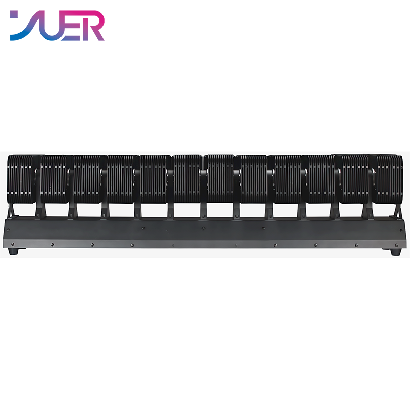 YUER NEW LED 12X60W RGBW 4in1 Moving Head Light BEAM+WASH+Single Swing DMX512 For DJ Disco Party Stage Effect Lighting Night Club Bar Light