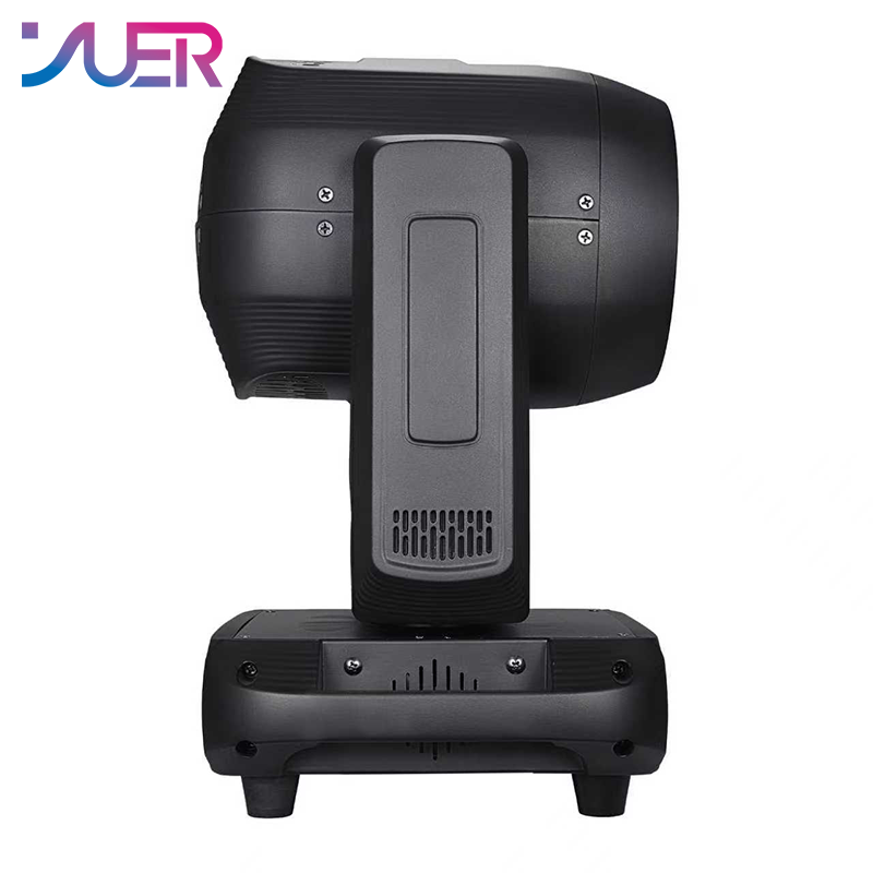 YUER Mini 200W LED Moving Head Light Beam Spot 18 Rotating Prisms DMX Control Stage Effect Light Disco Dj Bar Wedding Club