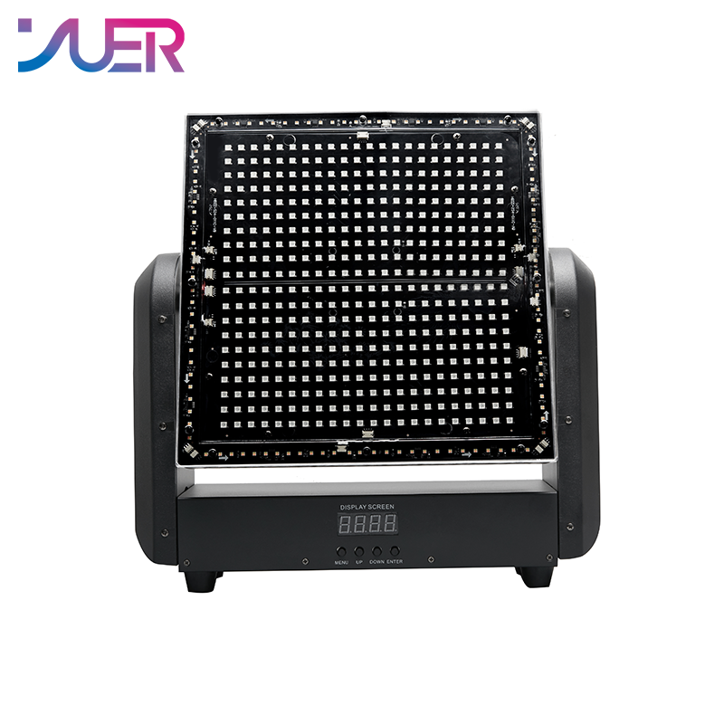 YUER LED 400PCS RGB + 108PCS White and Warm White Moving Head Strobe Light Flash Wash Effects RDM DMX512 For DJ Disco Party Club Bar