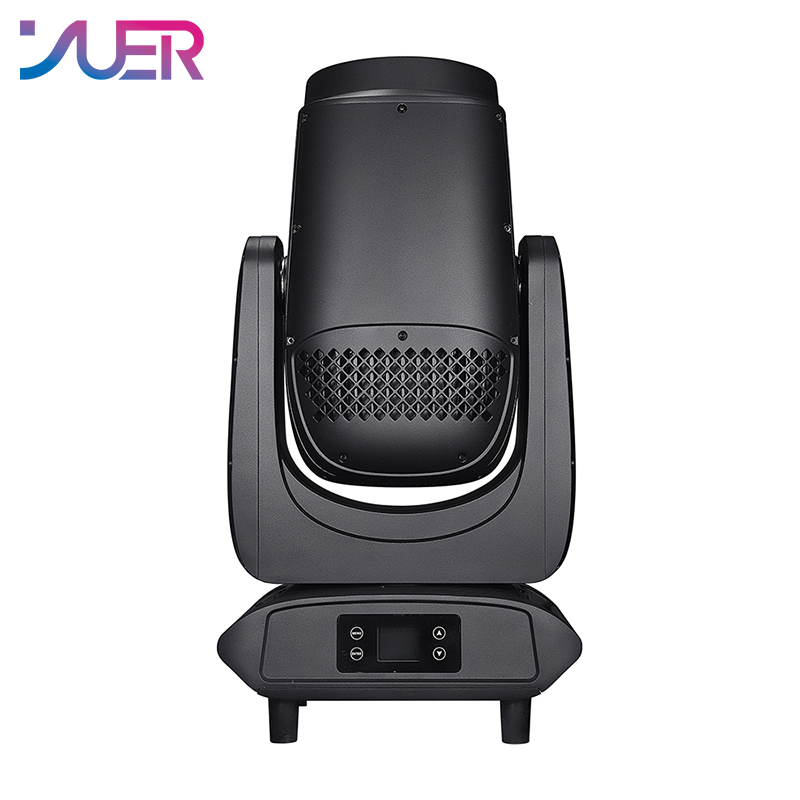 YUER Waterproof IP66 120W LED Beam Spot Zoom Moving Head Light With Ring 8+8+16 Prisms+Rainbow+Atomization Effect DMX512 For Stage Park Church