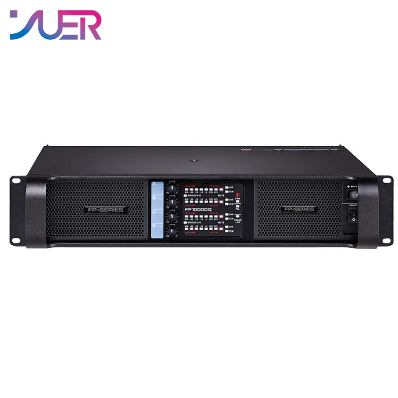 YUER FP20000Q 2Ohms 2500W 4 Channel Amplificatore Line Array MPS Subwoofer Powerful Amplifier Professional Amplificador FP 20000q