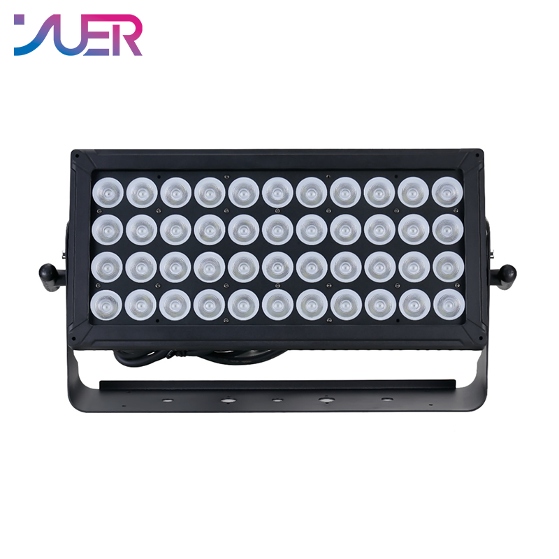 YUER NEW 44X12W RGBW 4in1 LED Single-Layer Floodlight RDM DMX512 For Dj Dmx Stage Light Effect Light Disco Dj Bar