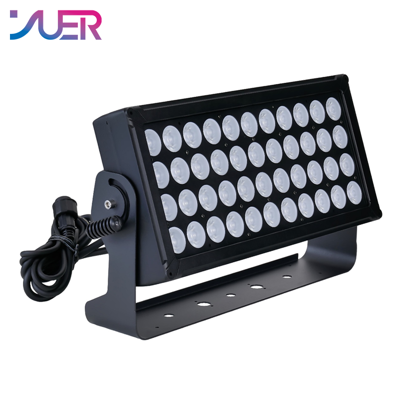 YUER NEW 44X12W RGBW 4in1 LED Single-Layer Floodlight RDM DMX512 For Dj Dmx Stage Light Effect Light Disco Dj Bar