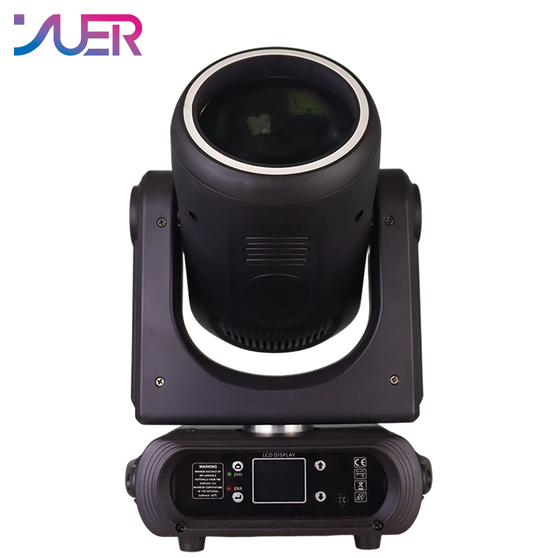 YUER Upgraded Version LED 250W Moving Head Light With Ring Beam+Spot+18 Rotating Prisms+Focus+Frost+Rainbow Effect DMX For Stage Light Disco Dj