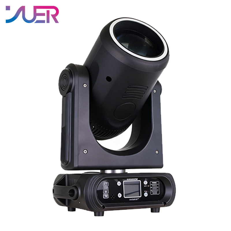 YUER Upgraded Version LED 250W Moving Head Light With Ring Beam+Spot+18 Rotating Prisms+Focus+Frost+Rainbow Effect DMX For Stage Light Disco Dj