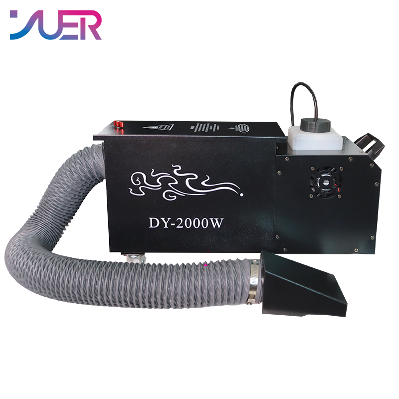 YUER NEW MINI 2000W Water Mist Machine Fog machine Stage Special Effects Equipment DMX512 For Dj Stage Light Effect Light Disco Dj Bar