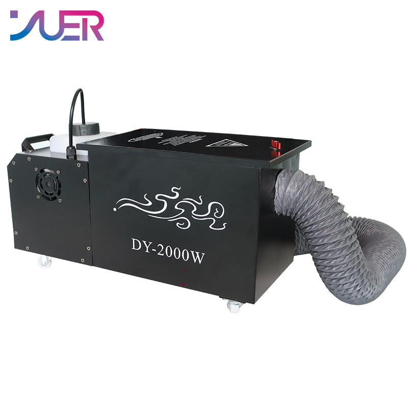 YUER NEW MINI 2000W Water Mist Machine Fog machine Stage Special Effects Equipment DMX512 For Dj Stage Light Effect Light Disco Dj Bar