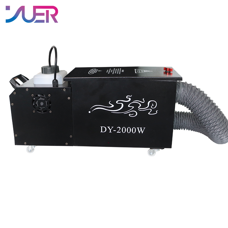 YUER NEW MINI 2000W Water Mist Machine Fog machine Stage Special Effects Equipment DMX512 For Dj Stage Light Effect Light Disco Dj Bar