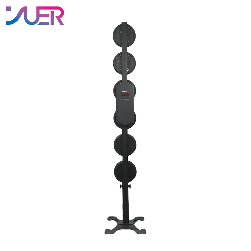 YUER 6-Eye 6X50W White+Warm White 2IN1 LED COB Vertical Retro Lamp Light Adjustable Telescopic DMX512 For  DJ Stage Bar Disco