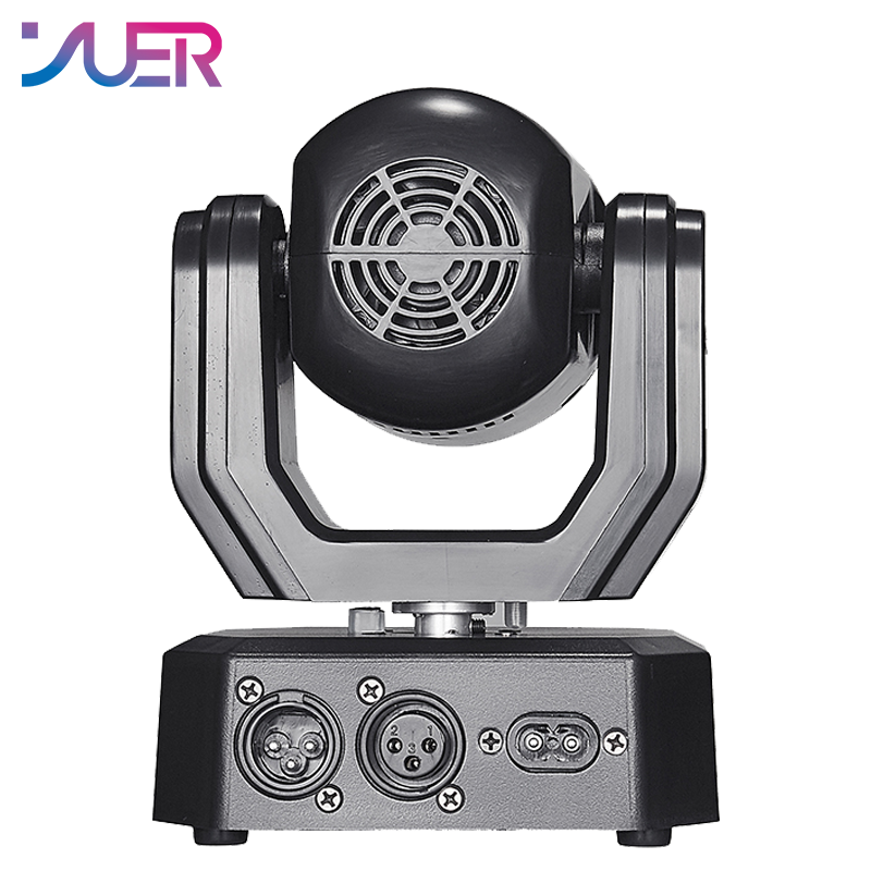 YUER Mini LED 30mv Red+100mv Green +3X10W Strobe Moving Head Laser Light With Ring DMX512 For DJ Disco Stage Party Wedding Dance Floor