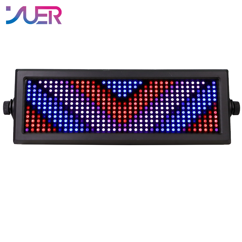YUER™NEW 432pcs RGB 3IN1 Point Control Strobe Light With APP Control Temperature Control DMX512 For DJ Disco Stage Party Wedding Dance Floor