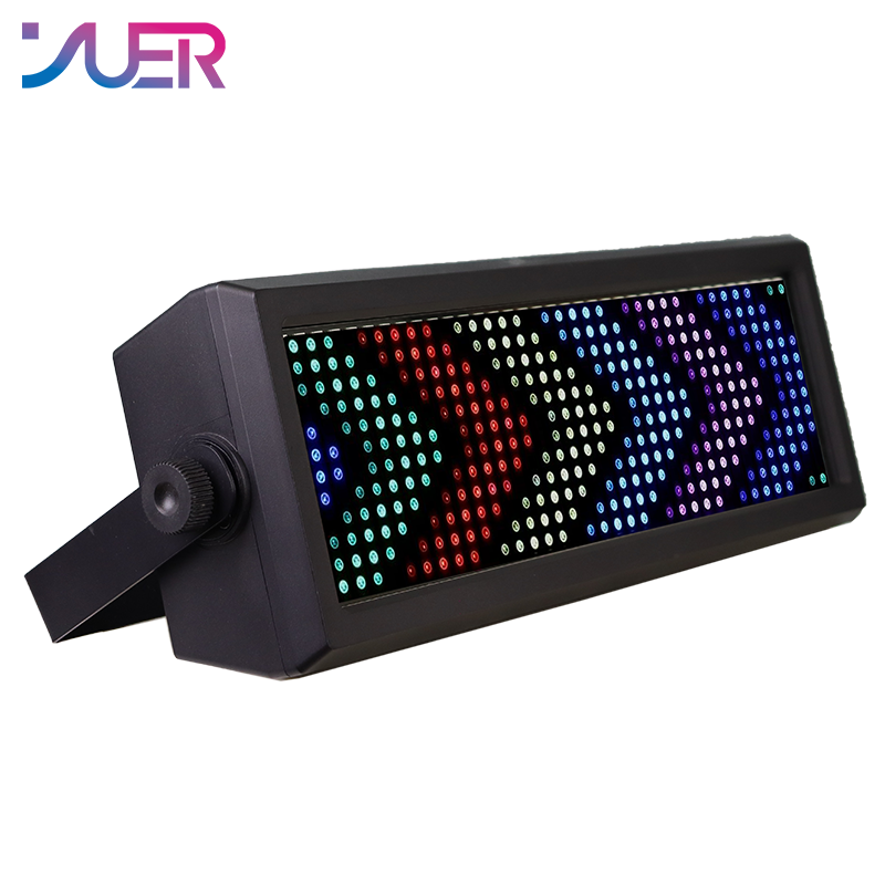 YUER™NEW 432pcs RGB 3IN1 Point Control Strobe Light With APP Control Temperature Control DMX512 For DJ Disco Stage Party Wedding Dance Floor