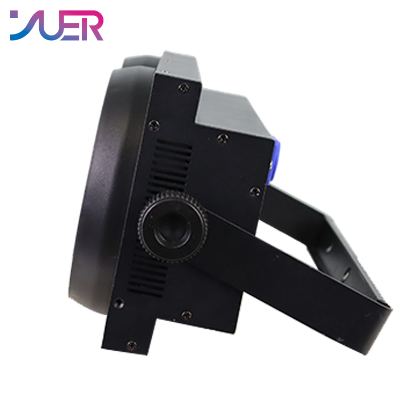 YUER Upgraded Version 2X100w COB Cool White+Warm White Audience Light With Ring Flash Effect PWM Strobe DMX512 Sound control For DJ Disco Party