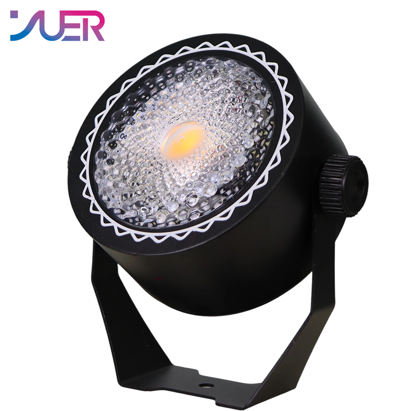 YUER LED 60W COB Par Light 2200K+RGB Beads Wall Wash Effect DMX512 For DJ disco Wedding Birthday party Club Stage Lighting