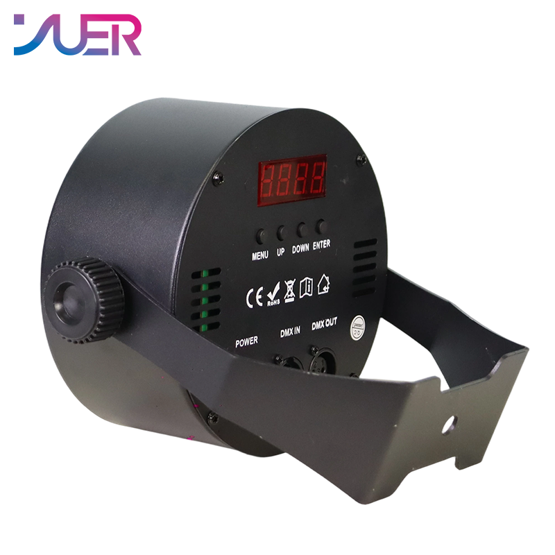 YUER LED 60W COB Par Light 2200K+RGB Beads Wall Wash Effect DMX512 For DJ disco Wedding Birthday party Club Stage Lighting