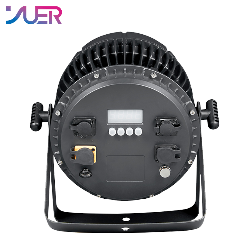 YUER Waterproof IP68 LED 19X15W RGBW Par Light Zoom Strobe Effect Circle Control Voice Control DMX512 For DMX DJ Disco Dance Bar Professional Laser Light