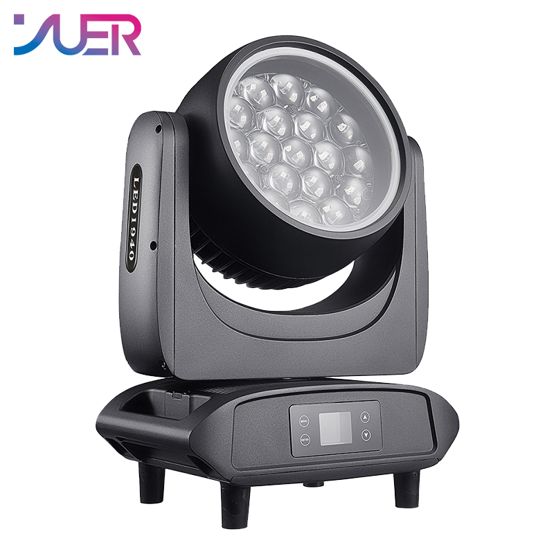 YUER Copy Martin Waterproof IP65 LED 19X40W RGBW 4IN1 +114PCS LED Beads Moving Head Light With Ring Wash Zoom Storbe effect RDM DMX512 For Stage Effect Equipmen