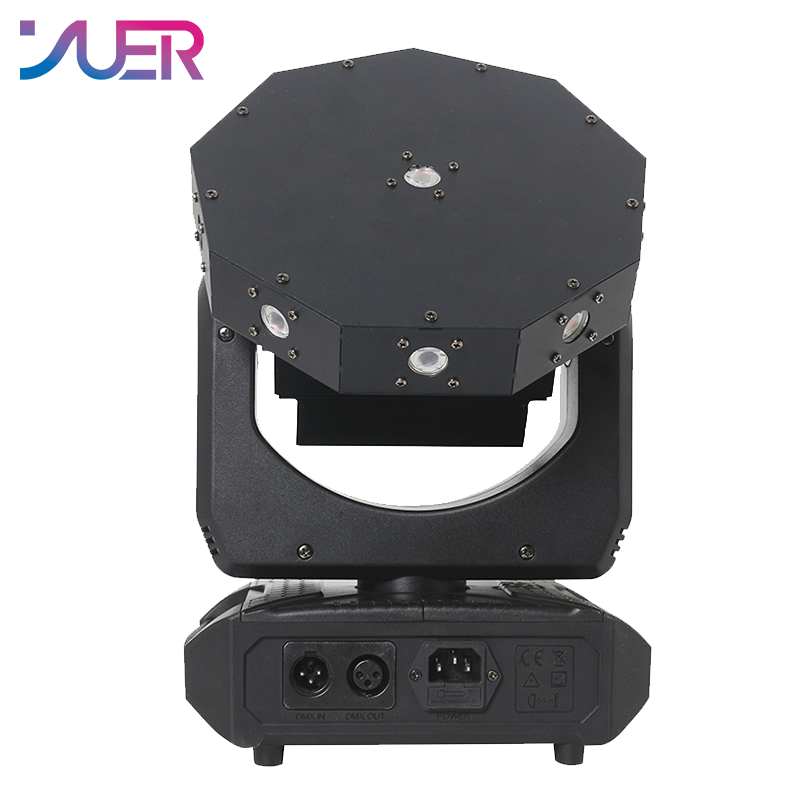 YUER NEW LED 1X50MW Green +9x150MW Red Moving Head Laser Light Z-axis With Stepless Rotation Voice Control Master-slave DMX512 For DJ Disco Party Bar Club Wedding