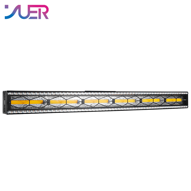 YUER LED 6X40W COB Wall Washer Light With Fill Light 112X0.2W Voice Control DMX For DJ Club Disco Party Dance Floor