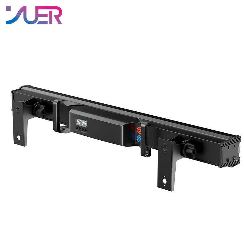 YUER 32+16 Segments 192X0.2W RGB +96X2W White Long strip Pixel Strobe Light Wash Strobe Effect Dj Disco Outdoor Stage