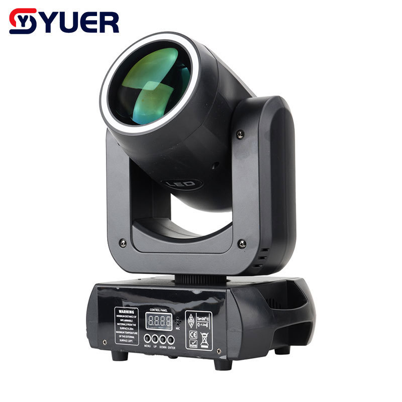 YUER NEW Mold 150W LED With Ring Beam Spot Moving Head Light With 18 Rotating Prism Rainbow Effect DMX Disco Party CLub Stage Lights