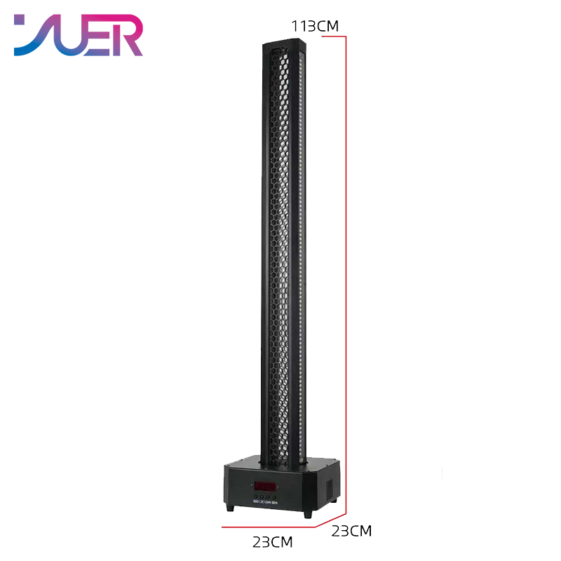 YUER 36X4W RGBW 4IN1 + 256X0.5W RGB 3IN1 +96X0.5W White LED Vertical Beam Strobe Wash Effect Light DMX512 For Clubs Bar Wedding Decorations