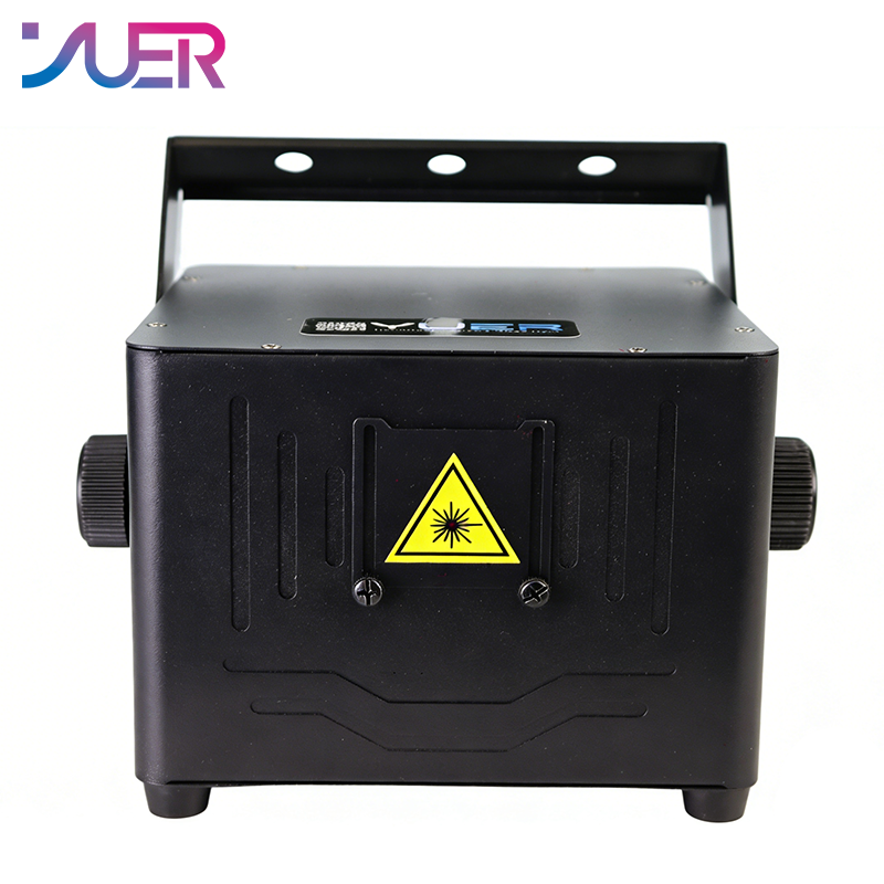 YUER 6W RGB Animation Laser Light Built-in battery With Bluetooth APP Control Pattern Stage Light DMX512 For DJ Disco Wedding Bar Stage Effect