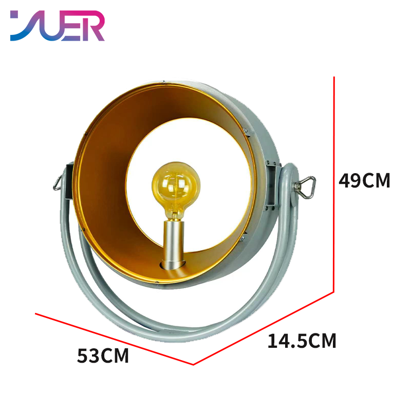 YUER 40W Warm Tungsten Glow Retro Light Tungsten Wire Bulb DMX512 for DJ Disco Theater Broadcast Event Stage Effect Light