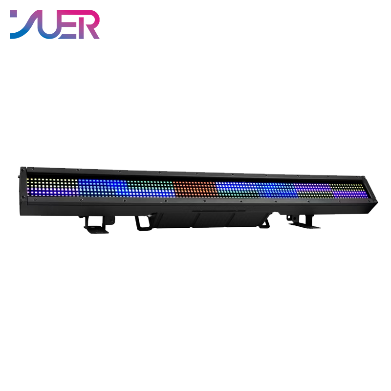 YUER IP67 Waterproof 672x0.3W RGB+112x3W White Long Strip Strobe Light Racing Fash Misting Effect ACEM DMX Channel RDM For DJ Disco Party Wedding Dance Floor Music