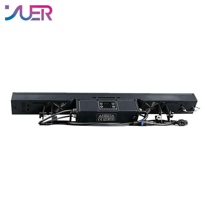 YUER IP67 Waterproof 672x0.3W RGB+112x3W White Long Strip Strobe Light Racing Fash Misting Effect ACEM DMX Channel RDM For DJ Disco Party Wedding Dance Floor Music