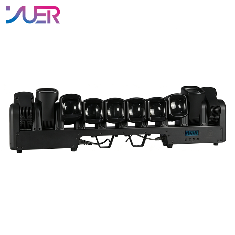 YUER 10X40W LED RGBW 4in1 Swing Beam 10 Head Moving Head Light DMX512 For DJ Disco Bar Live Show Concert Stage Lighting