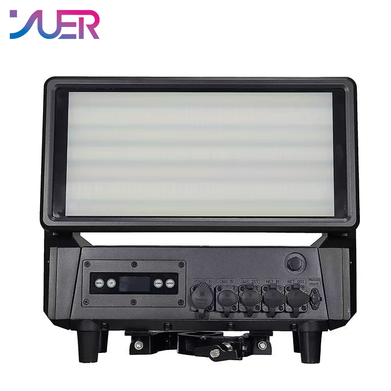 YUER IP65 Waterproof 48+18 Segments Moving Head Strobe Light Wash Effect Art-Net DMX512 RDM Control For DJ Disco Party Bar Club Stage Lighting