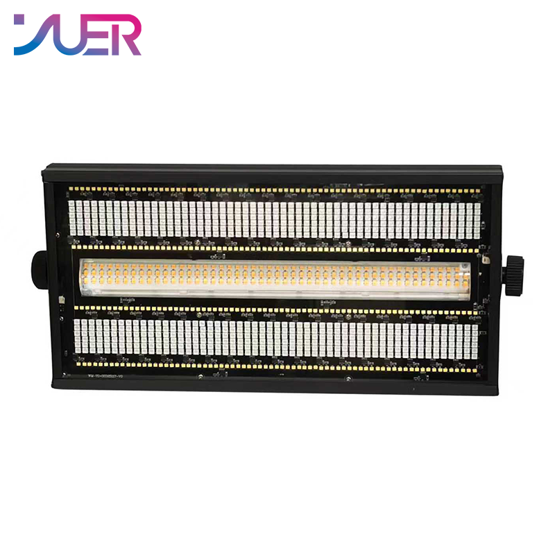 YUER 72+32+8 Segment LED RGB+W Strobe Light Wash Effect Copy Roxx Effect DMX512 Sound Control For DJ Disco Party Bar Club Wedding Stage Lighting