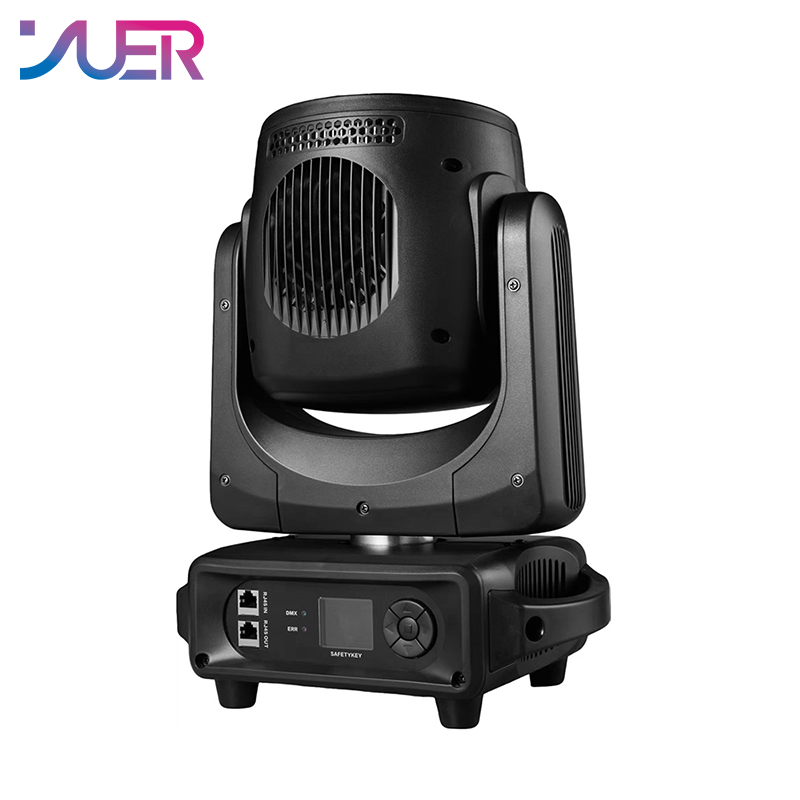 YUER 5W Moving Head Animation Laser Light with 96pcs 5050 RGB + 96x1W 3030 White Auxiliary Light Wash Effect DMX512 Control For DJ Disco Party Bar Club Wedding Stage Lighting