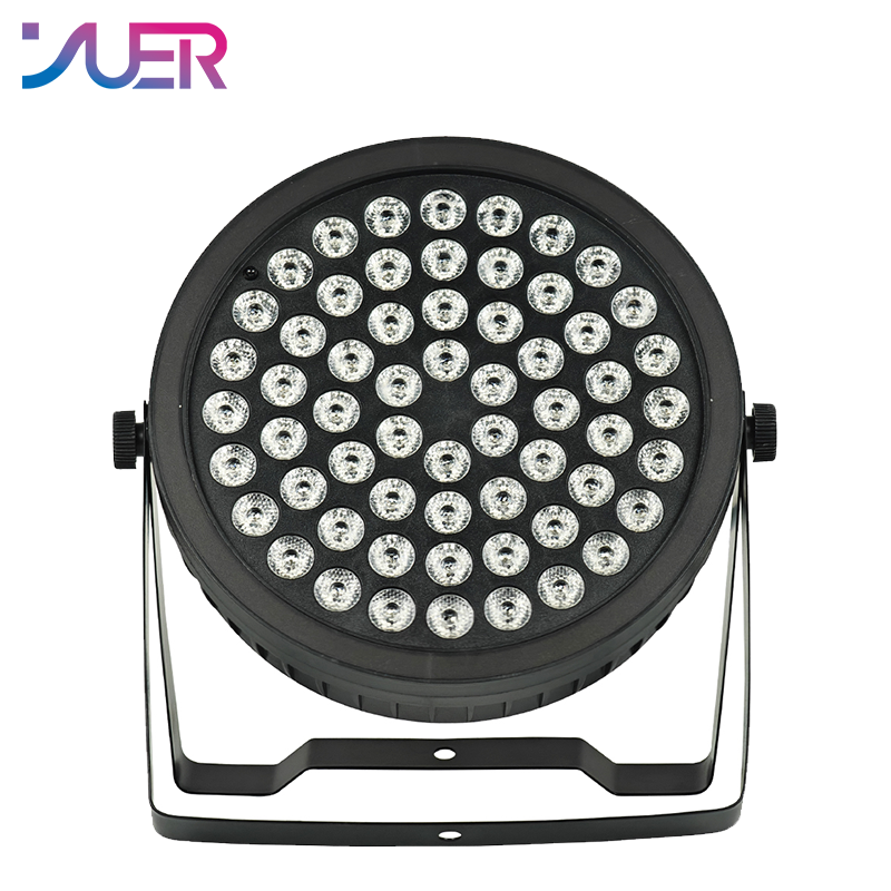 YUER 60x1.5W RGB LED Par Light with 36Pcs 5050 RGB Auxiliary Light Wash Effect DMX512 Remote Control For DJ Disco Party Bar Club Wedding Stage Lighting