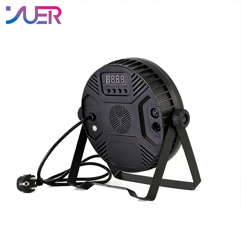 YUER 60x1.5W RGB LED Par Light with 36Pcs 5050 RGB Auxiliary Light Wash Effect DMX512 Remote Control For DJ Disco Party Bar Club Wedding Stage Lighting