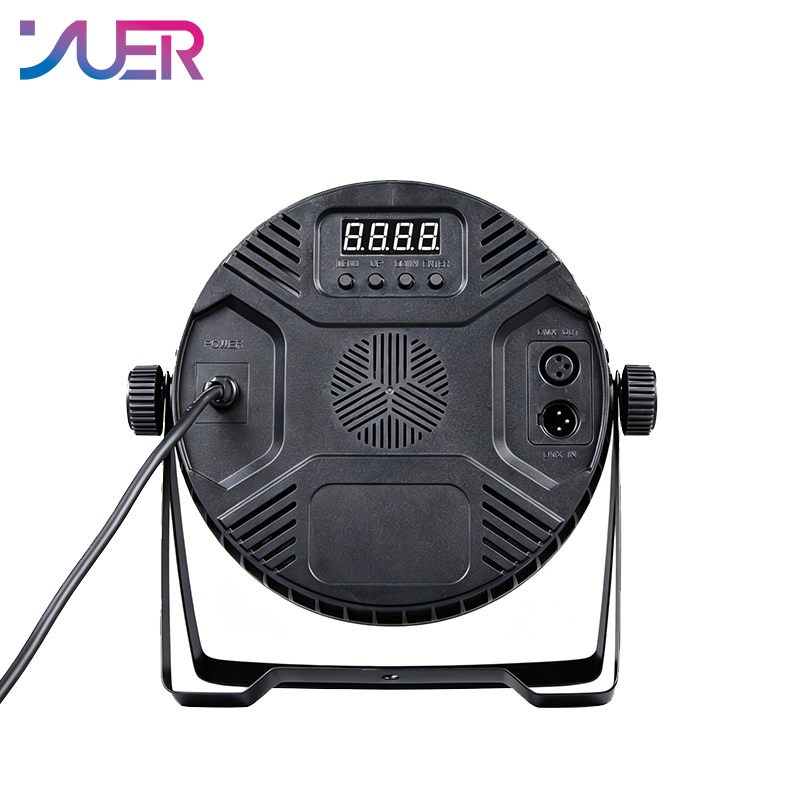 YUER 60x1.5W RGB LED Par Light with 36Pcs 5050 RGB Auxiliary Light Wash Effect DMX512 Remote Control For DJ Disco Party Bar Club Wedding Stage Lighting