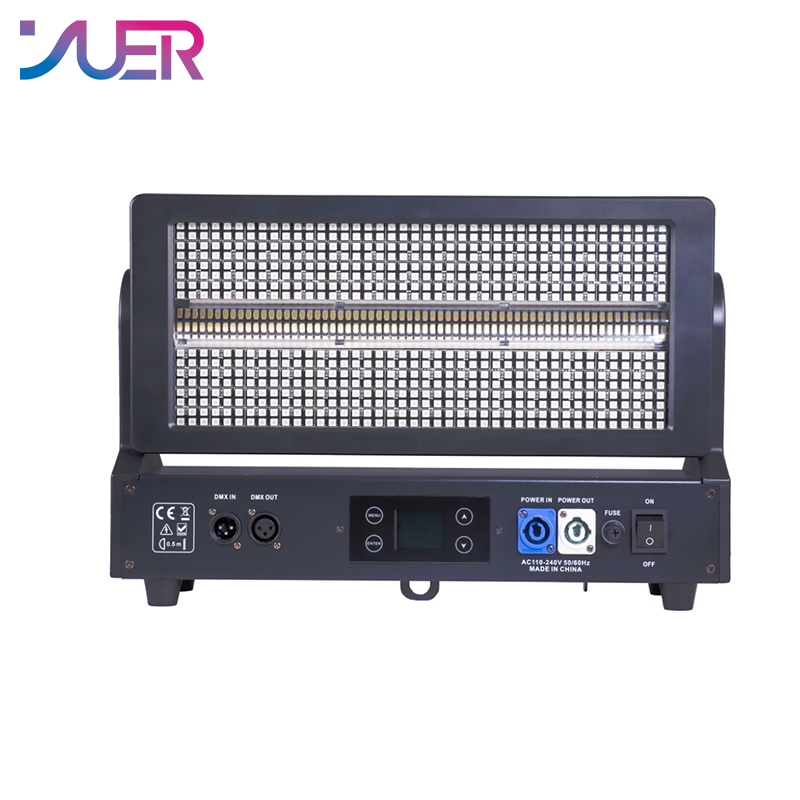 YUER 112+32 Segment RGB LED Moving Head Strobe Light Wash Point Control Effect Copy GLP DMX512 For DJ Disco Party Bar Club Wedding Stage Lighting