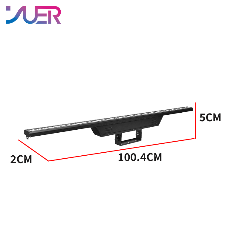 YUER 40x3W RGB LED Light Curtain Light Wall Wash Effect DMX512 Sound Control For DJ Disco Party Bar Club Wedding Stage Lighting