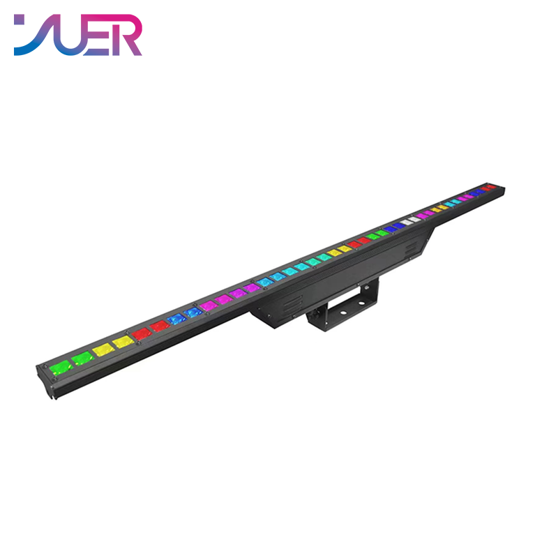 YUER 40x3W RGB LED Light Curtain Light Wall Wash Effect DMX512 Sound Control For DJ Disco Party Bar Club Wedding Stage Lighting