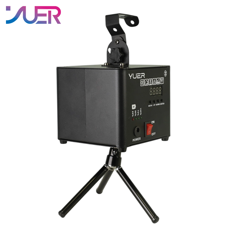 YUER Mini 1W 2W RGB Battery Animation Laser Light With Stand DMX512 APP Control For DJ Disco Party Bar Club Wedding Stage Lighting
