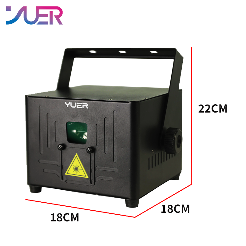 YUER 5W 6W RGB Animation Battery Laser Light With Bluetooth APP ILDA Control Pattern Effect For DJ Disco Party Bar Club Wedding Stage Lighting