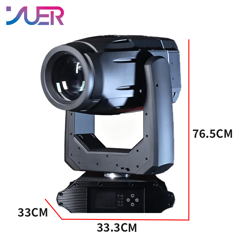 YUER IP66 Waterproof 750W LED Cutting Moving Head Light Zoom CMY CTO Frost Rainbow Effect DMX512 RDM For DJ Disco Party Bar Club Wedding Stage Lighting