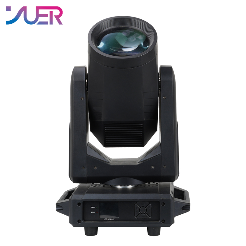 YUER 260W Bulb Beam Moving Head Light Focus Rainbow Effect DMX512 Control For DJ Disco Party Bar Club Wedding Stage Lighting