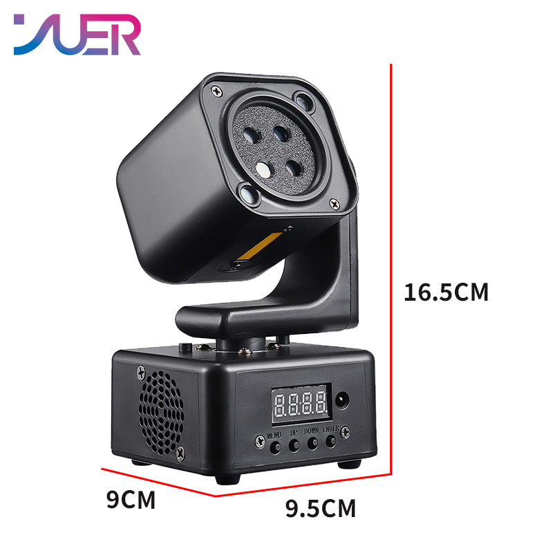 YUER MINI 2Red 3Green 1Blue Laser +5w Strobe Moving Head Light DMX512 Sound Control For DJ Disco Party Bar Club Wedding Stage Lighting