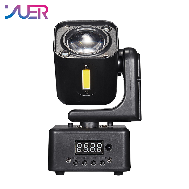 YUER 4x3W RGBW +5w Strobe Moving Head Light RG Laser Strobe Effect DMX512 Sound Control For DJ Disco Party Bar Club Wedding Stage Lighting